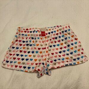 Gap Flannel Hearts Jammies Shorts